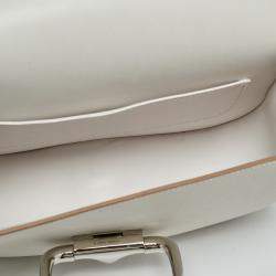 Pre Owned Hermès Della Cavalleria Elan Gris Pale Epsom Leather Shoulder Bag