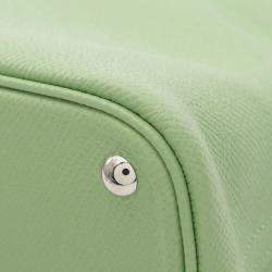 Pre Owned حقيبة هيرمس بوليد 27 جلد إيبسوم لون أخضر كتف