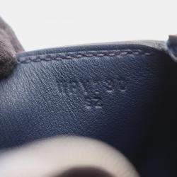 مملوكة مسبقًا حقيبة هيرمس ليندي ميني جلد سويفت أزرق بحري للكتف