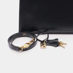 مملوكة مسبقًا Hermes Kelly 28 Blue Box Calf Leather Shoulder Bag