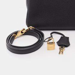مملوكة مسبقًا Hermes Kelly 28 Black Togo Leather Shoulder Bag