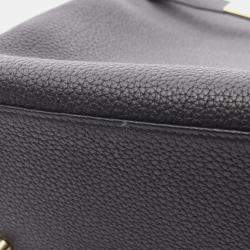 مملوكة مسبقًا Hermes Kelly 28 Black Togo Leather Shoulder Bag