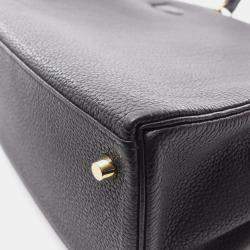 مملوكة مسبقًا Hermes Kelly 28 Black Togo Leather Shoulder Bag