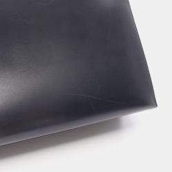 Pre Owned حقيبة كتف هيرمس كيلي جلد العجل لون أزرق بحري ٣٢