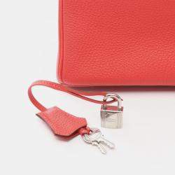 Pre Owned حقيبة هيرمس بيركين 25 جلد توغو لون أحمر