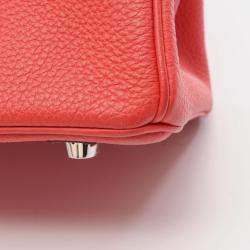 Pre Owned حقيبة هيرمس بيركين 25 جلد توغو لون أحمر