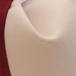 Pre Owned Hermes Bride-A-Brac GM Beige Orange Canvas Pouch