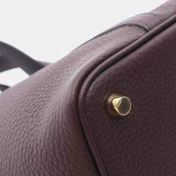 مملوكة مسبقًا Hermes Picotin Lock 18 Rouge Sellier Taurillon Clemence Leather Tote Bag