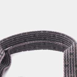 مملوكة مسبقًا حقيبة توت هيرمس هيرلاين وسط رمادي قماش نايلون