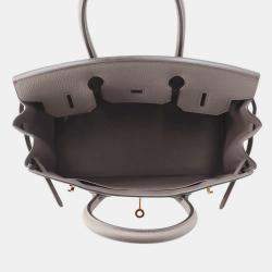 مملوكة مسبقًا Hermes Birkin Etain Togo Leather Size 30