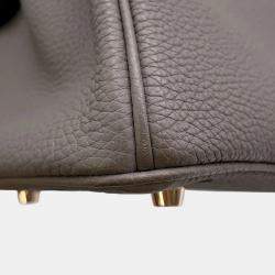 مملوكة مسبقًا Hermes Birkin Etain Togo Leather Size 30