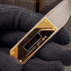 مملوكة مسبقًا Hermes Birkin Etain Togo Leather Size 30