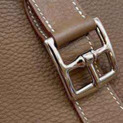 مملوكة مسبقًا Hermes Halzan Etoupe Taurillon Clemence Size 31