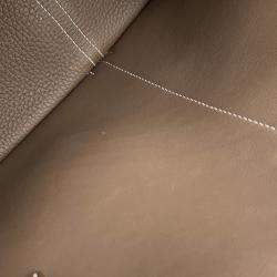 مملوكة مسبقًا Hermes Halzan Etoupe Taurillon Clemence Size 31