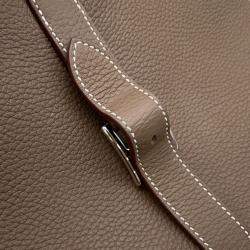 مملوكة مسبقًا Hermes Halzan Etoupe Taurillon Clemence Size 31