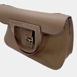 مملوكة مسبقًا Hermes Halzan Etoupe Taurillon Clemence Size 31