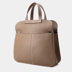 مملوكة مسبقًا Hermes Halzan Etoupe Taurillon Clemence Size 31