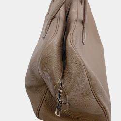 مملوكة مسبقًا Hermes Victoria2 35 Etoupe Taurillon Clemence Bag 