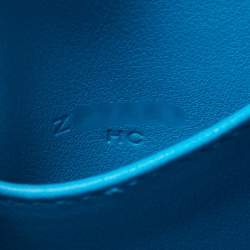 مملوكة مسبقًا حقيبة هيرمس ميني ليندي جلد سويفت بلو فريدا إكسسوار مطلي بلاديوم