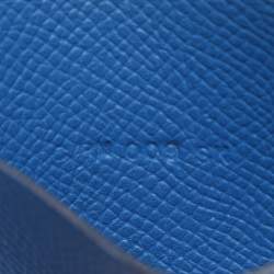 مملوكة مسبقًا محفظة هيرمس بيرن بلو زيليج إبسوم جلد