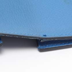 مملوكة مسبقًا محفظة هيرمس بيرن بلو زيليج إبسوم جلد