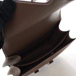 Pre Owned Hermes Etoupe Epsom Constance NM 18