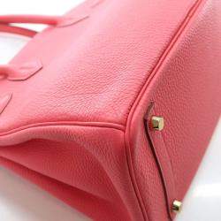 Pre Owned Hermes Rose Lipstick Togo Birkin 30