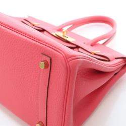 Pre Owned Hermes Rose Lipstick Togo Birkin 30