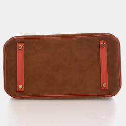 مملوكة مسبقًا حقيبة هيرمس غريزلي بيركين 30 شامواه سويدي