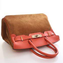 مملوكة مسبقًا حقيبة هيرمس غريزلي بيركين 30 شامواه سويدي