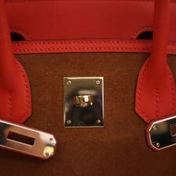 مملوكة مسبقًا حقيبة هيرمس غريزلي بيركين 30 شامواه سويدي