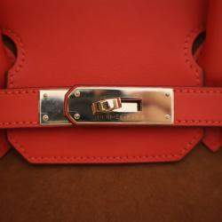 مملوكة مسبقًا حقيبة هيرمس غريزلي بيركين 30 شامواه سويدي