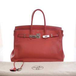 Pre Owned حقيبة هيرمس بيركين كلمنس بوغنفيلية 35