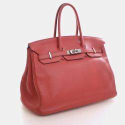 Pre Owned حقيبة هيرمس بيركين كلمنس بوغنفيلية 35