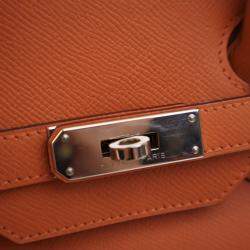 Pre Owned Hermes Feu Epsom Birkin 35