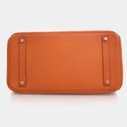 Pre Owned Hermes Feu Epsom Birkin 35