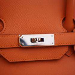 Pre Owned Hermes Feu Epsom Birkin 35