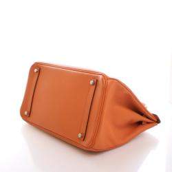 Pre Owned Hermes Feu Epsom Birkin 35