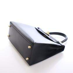 مملوكة مسبقًا Hermes Black Sombrero Sellier Kelly 25