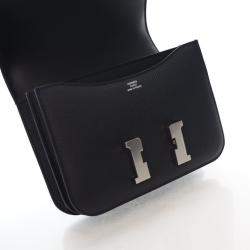 مملوكة مسبقًا حقيبة هيرمس كونستانس نوار إبسم 18