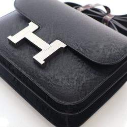 مملوكة مسبقًا حقيبة هيرمس كونستانس نوار إبسم 18