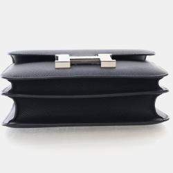 مملوكة مسبقًا حقيبة هيرمس كونستانس نوار إبسم 18