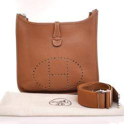 مملوكة مسبقًا Hermes Gold Clemence Evelyne III PM
