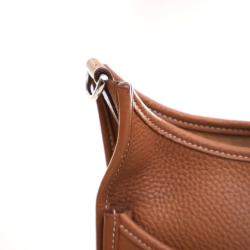 مملوكة مسبقًا Hermes Gold Clemence Evelyne III PM