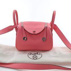 مملوكة مسبقًا حقيبة هيرمس روز ديت سويفت ميني ليندي 20