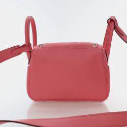 مملوكة مسبقًا حقيبة هيرمس روز ديت سويفت ميني ليندي 20