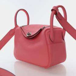 مملوكة مسبقًا حقيبة هيرمس روز ديت سويفت ميني ليندي 20