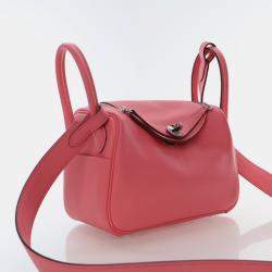 مملوكة مسبقًا حقيبة هيرمس روز ديت سويفت ميني ليندي 20