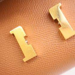 مملوكة مسبقًا Hermes Gold Epsom Constance To Go Wallet