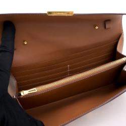 مملوكة مسبقًا Hermes Gold Epsom Constance To Go Wallet